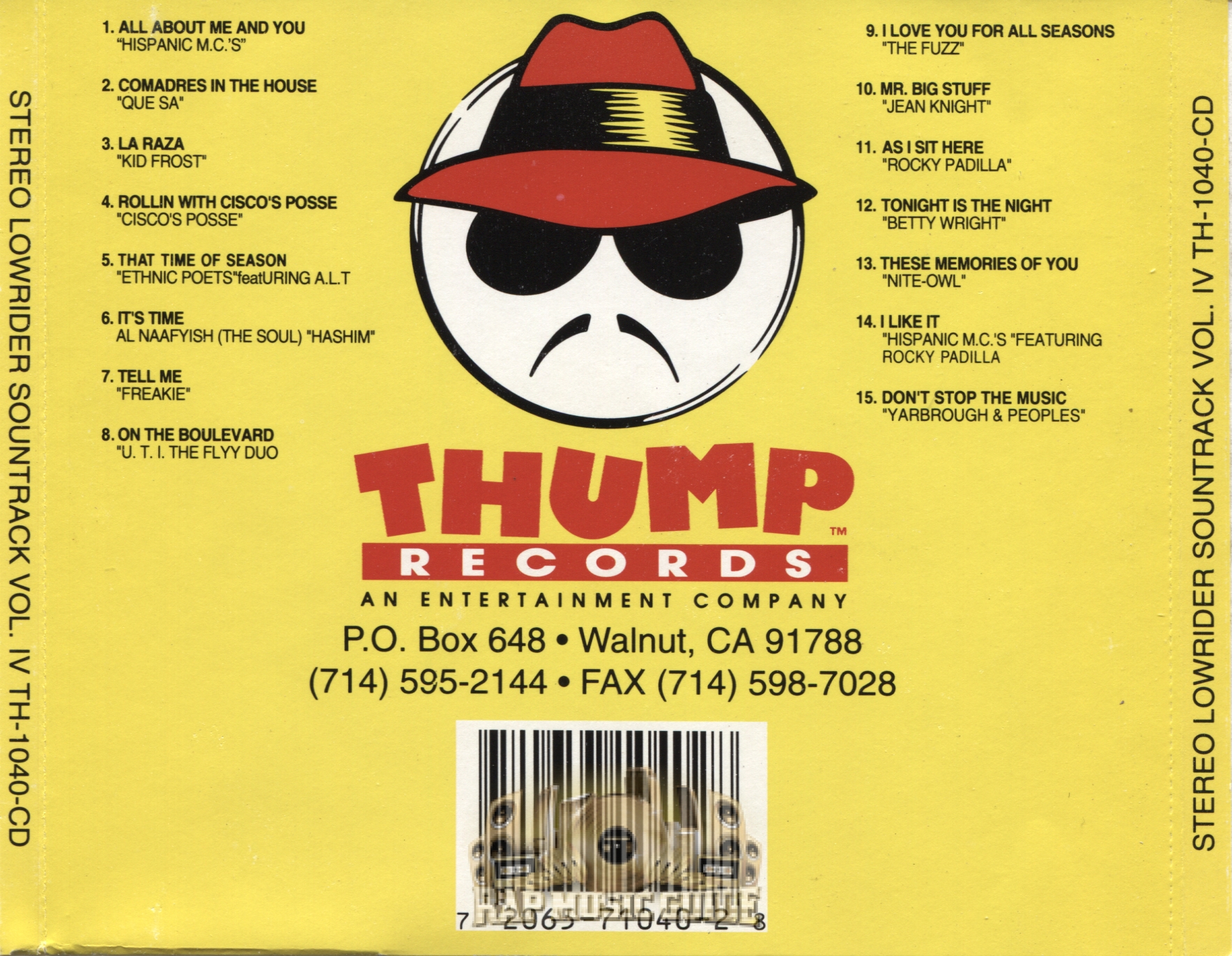 Low Rider Magazine - Lowrider Soundtrack Volume IV: CD | Rap
